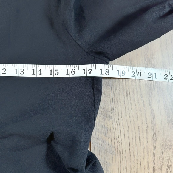 EILEEN FISHER Blazer Womens X-Small Black 3 Button Lined Scoop Neck Overcoat EUC - Picture 10 of 12
